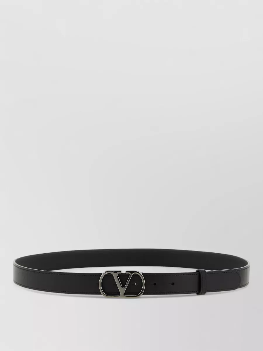 Vlogo signature belt smooth finish