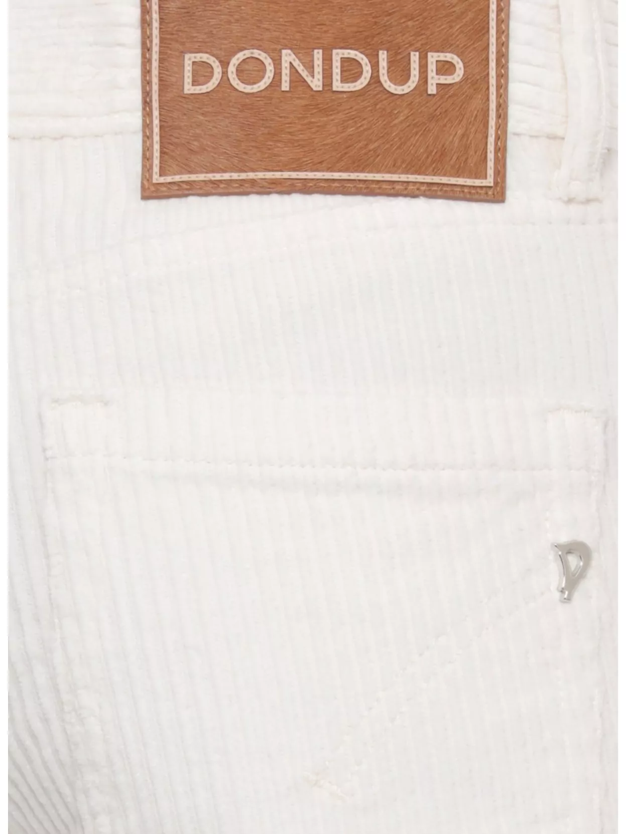 Dondup Straight Leg Corduroy Trousers With Five Pockets