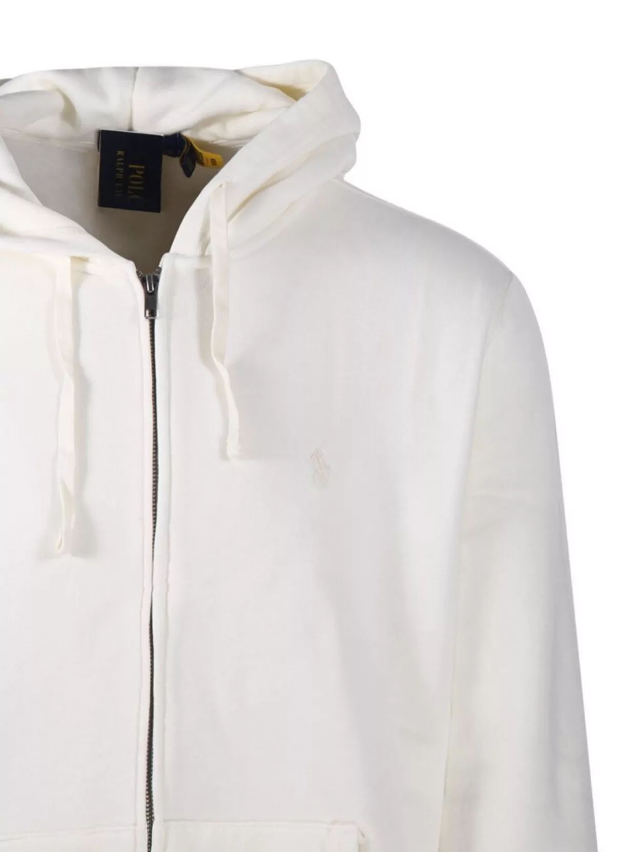 Ralph Lauren Hooded Sweatshirt With Ribbed Cuffs And Hem
