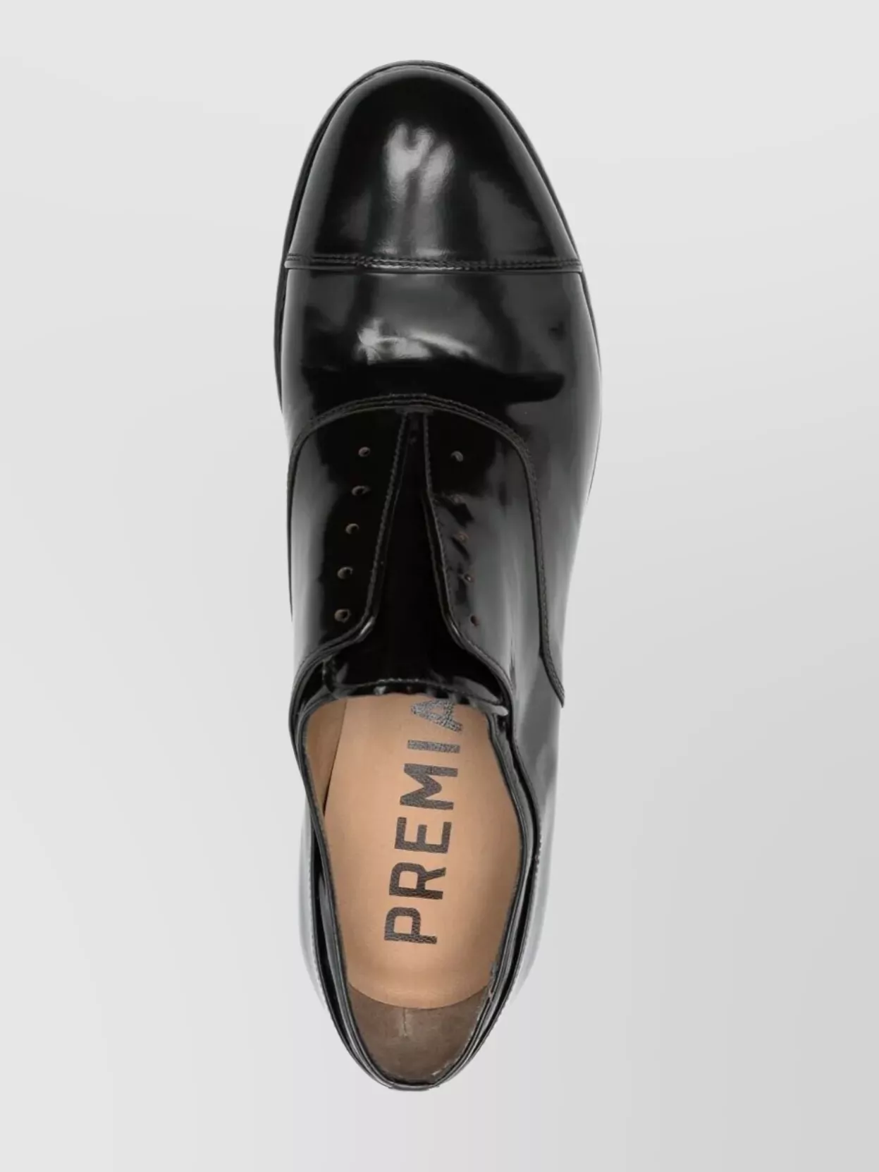 Premiata Luce B Lace Up Cap Toe Glossy Finish