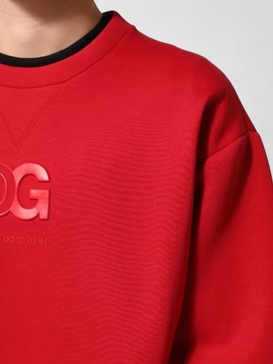 Dolce&Gabbana Logo-Print Crew-Neck Sweatshirt