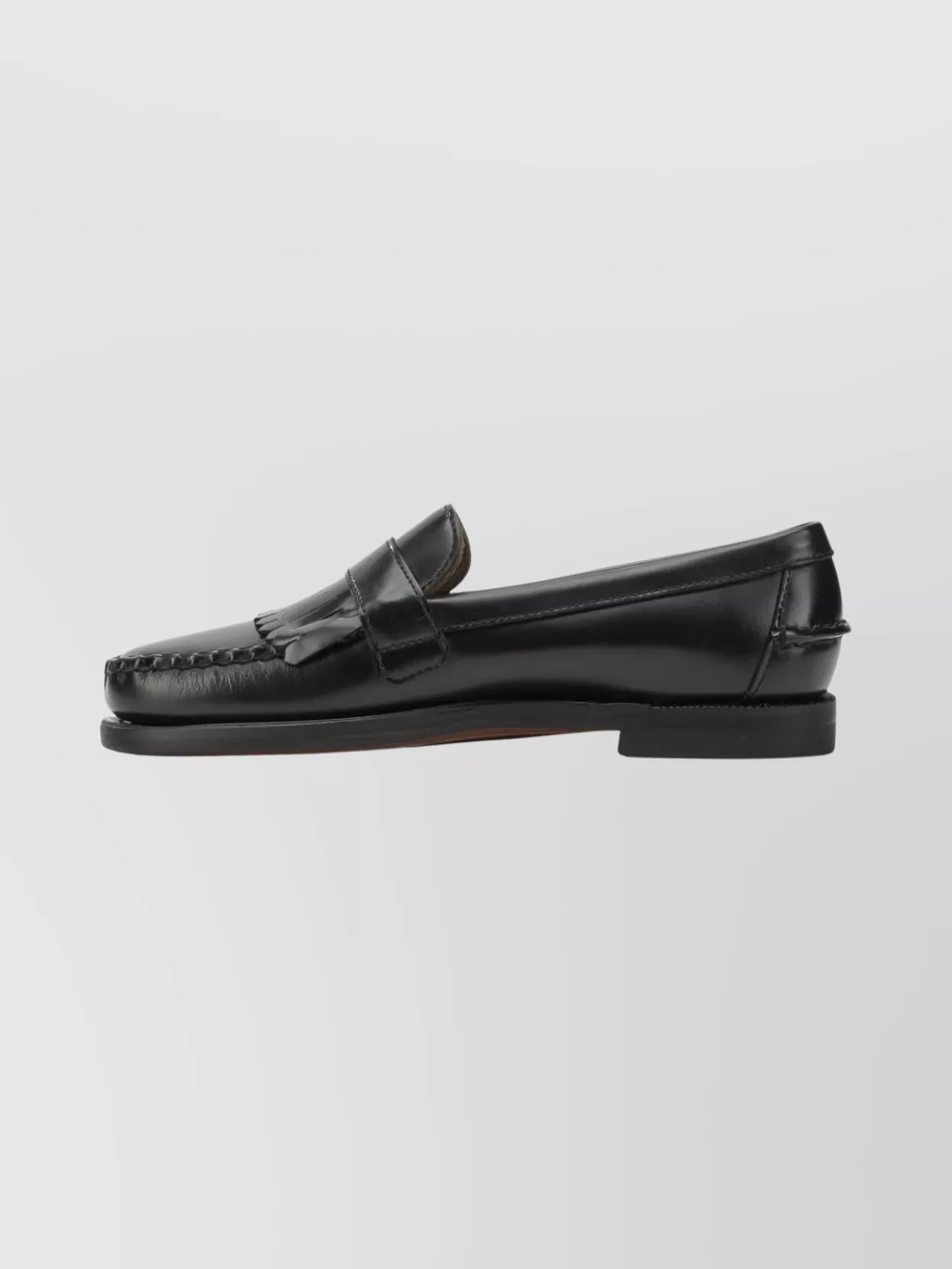 Sebago Leather Loafers And Slippers Buckle Detail