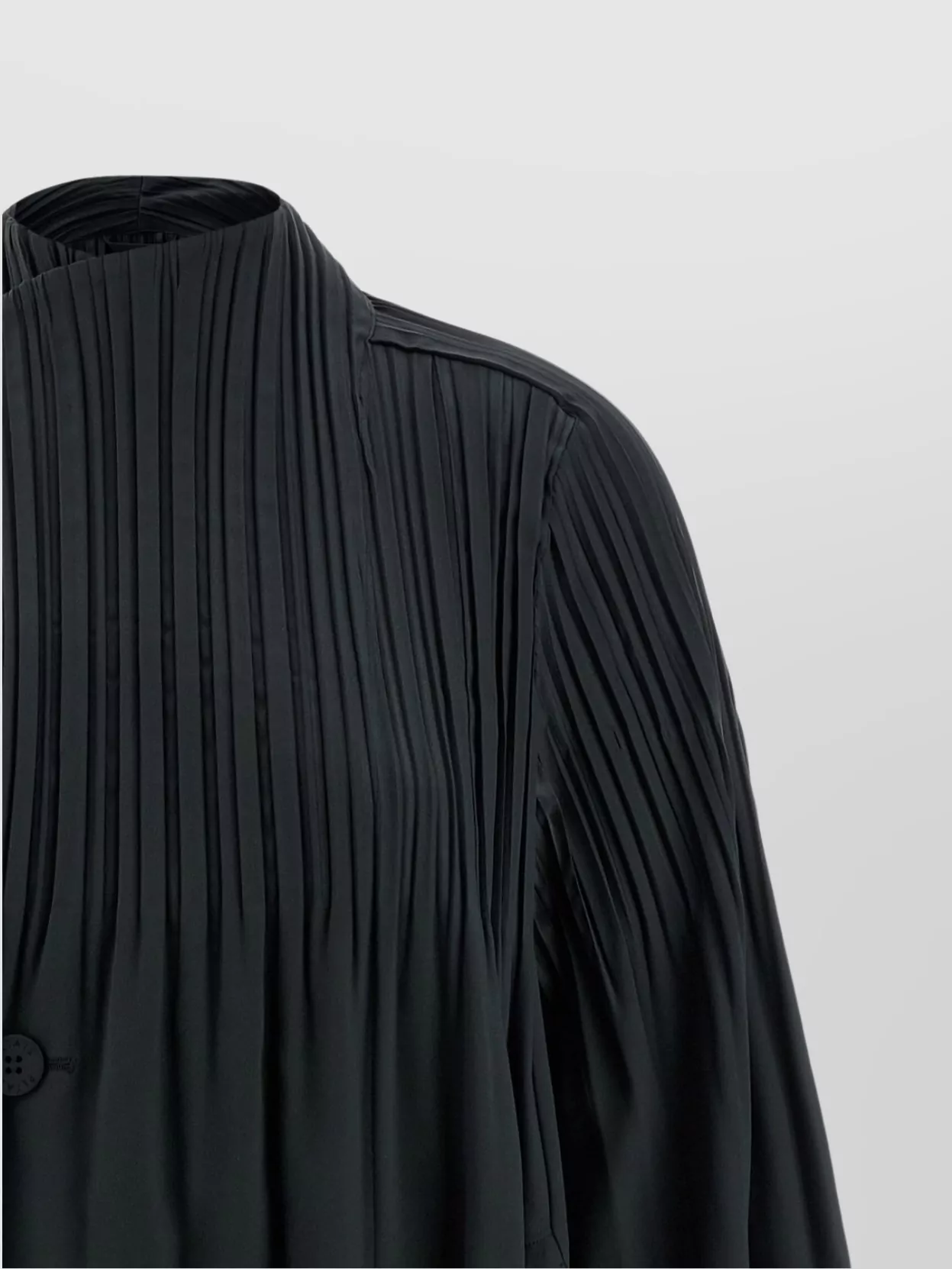 Pleats Please Issey Miyake Soft Fabric Coat Featuring Side Pockets