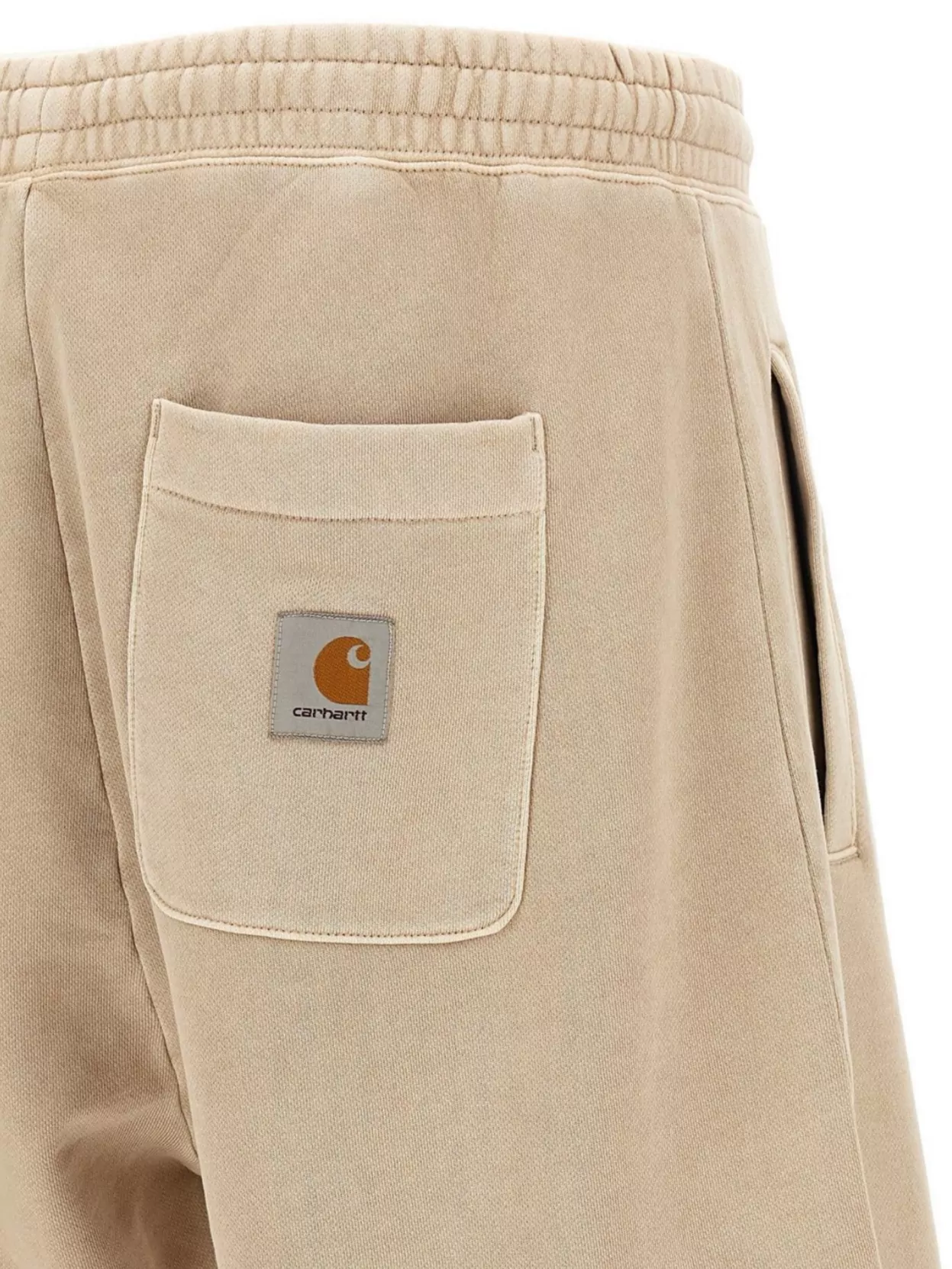 Carhartt Nelson Sweat Bermuda Shorts In Neutral