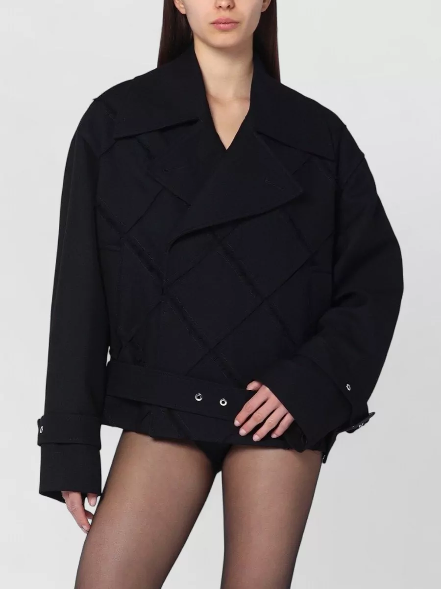 Namacheko wool-blend belted jacket