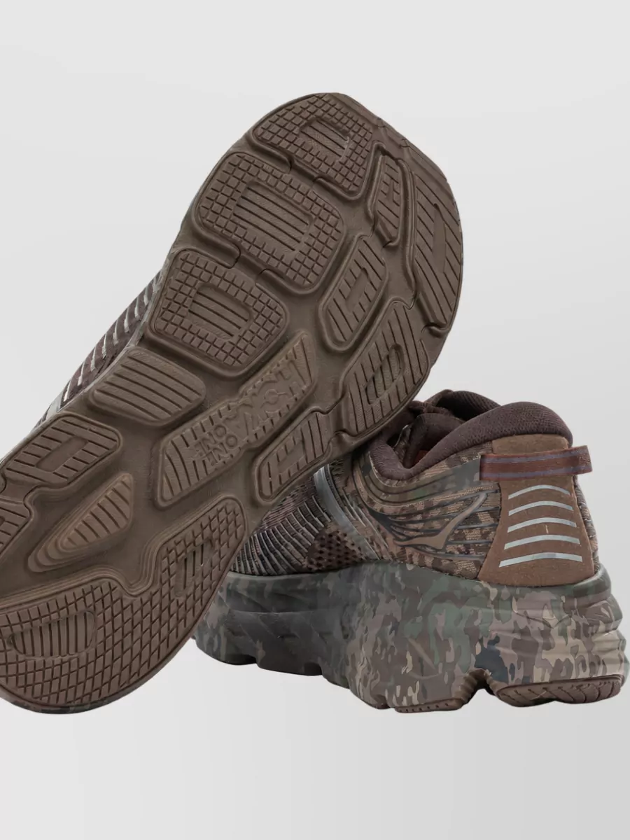 Hoka Mesh Bondi 7 Beams Low-Top Sneakers