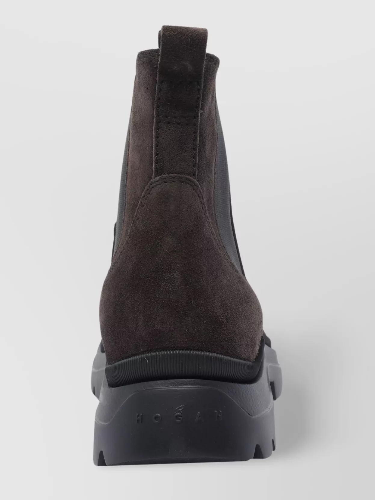 Hogan Chunky Sole Suede Ankle Boots