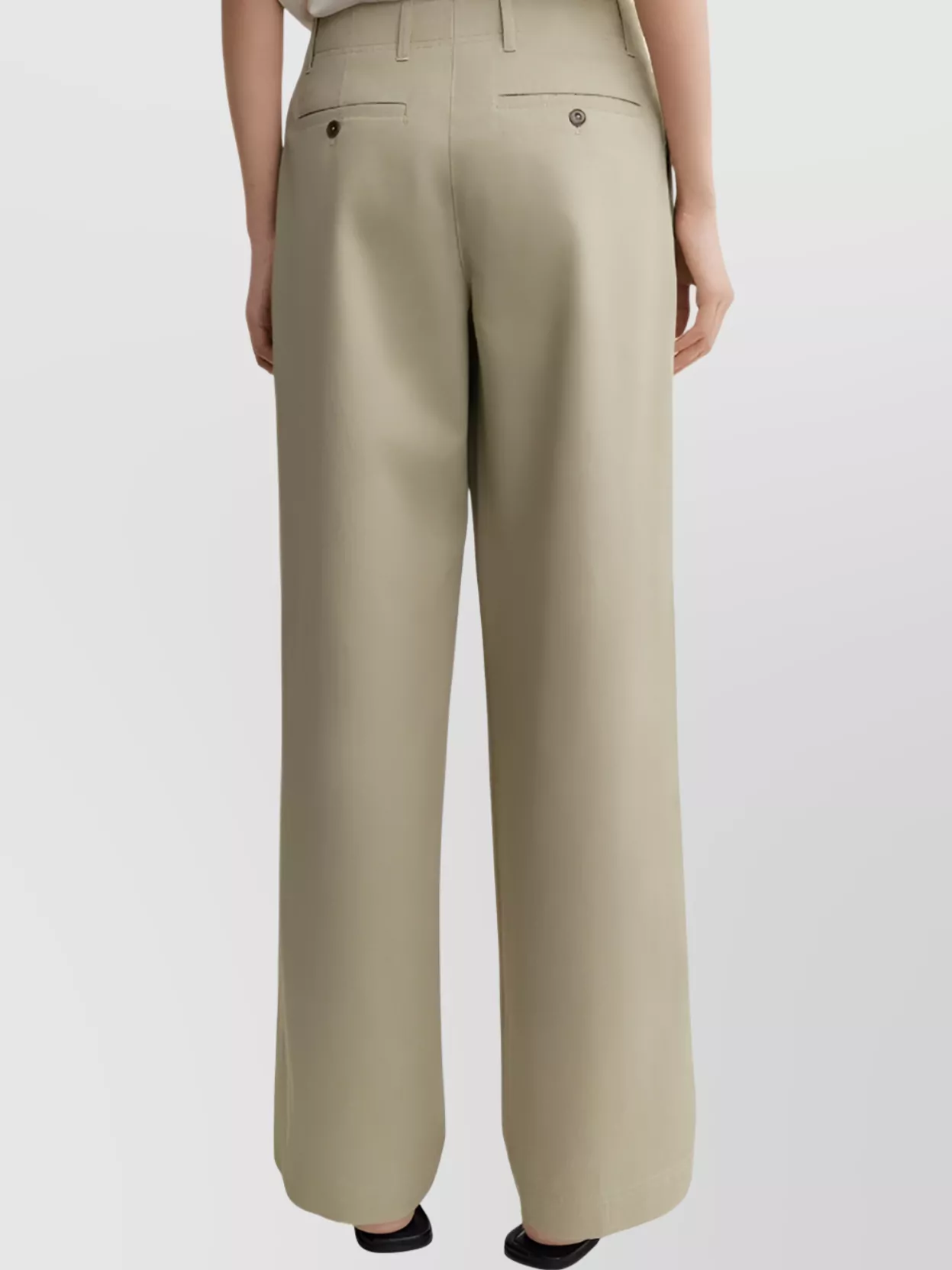 Totême Relaxed Trousers In Organic Cotton Twill