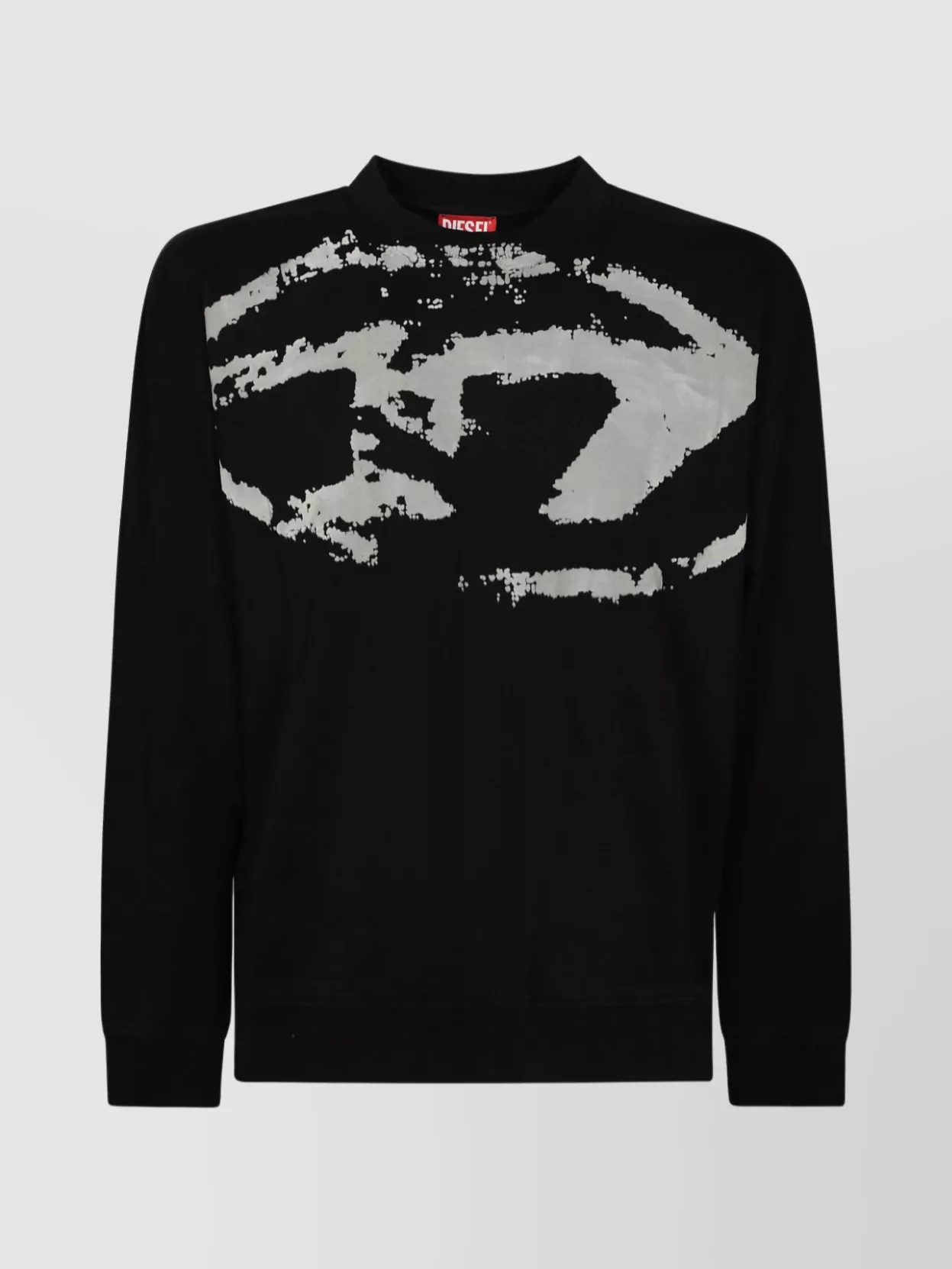 Diesel Crew Neck Graphic Print Sweater