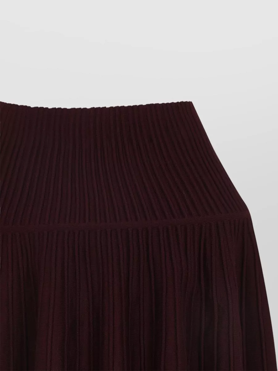 Alaïa High Waist A Line Crinoline Skirt