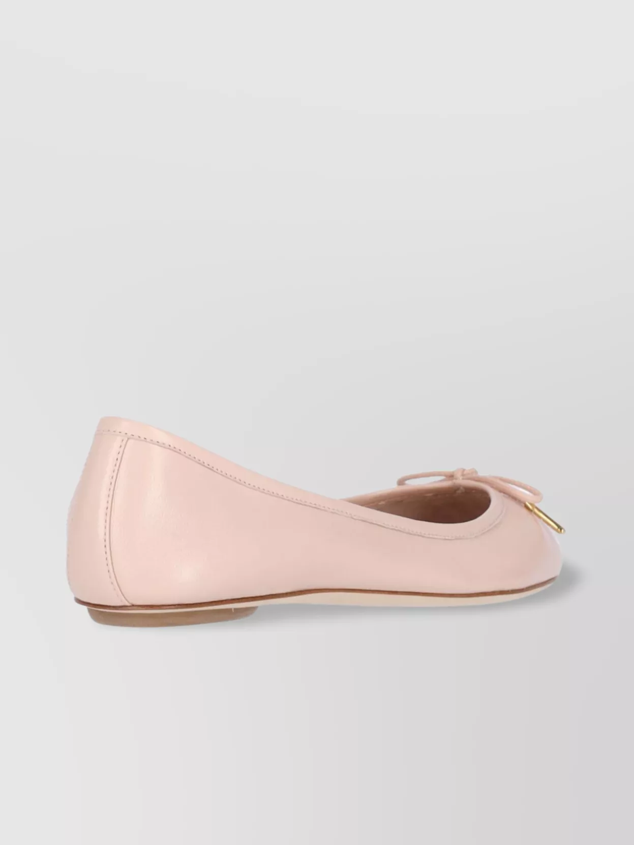 Chloé Bow Detail Flat Sole Round Toe Ballerina Shoes