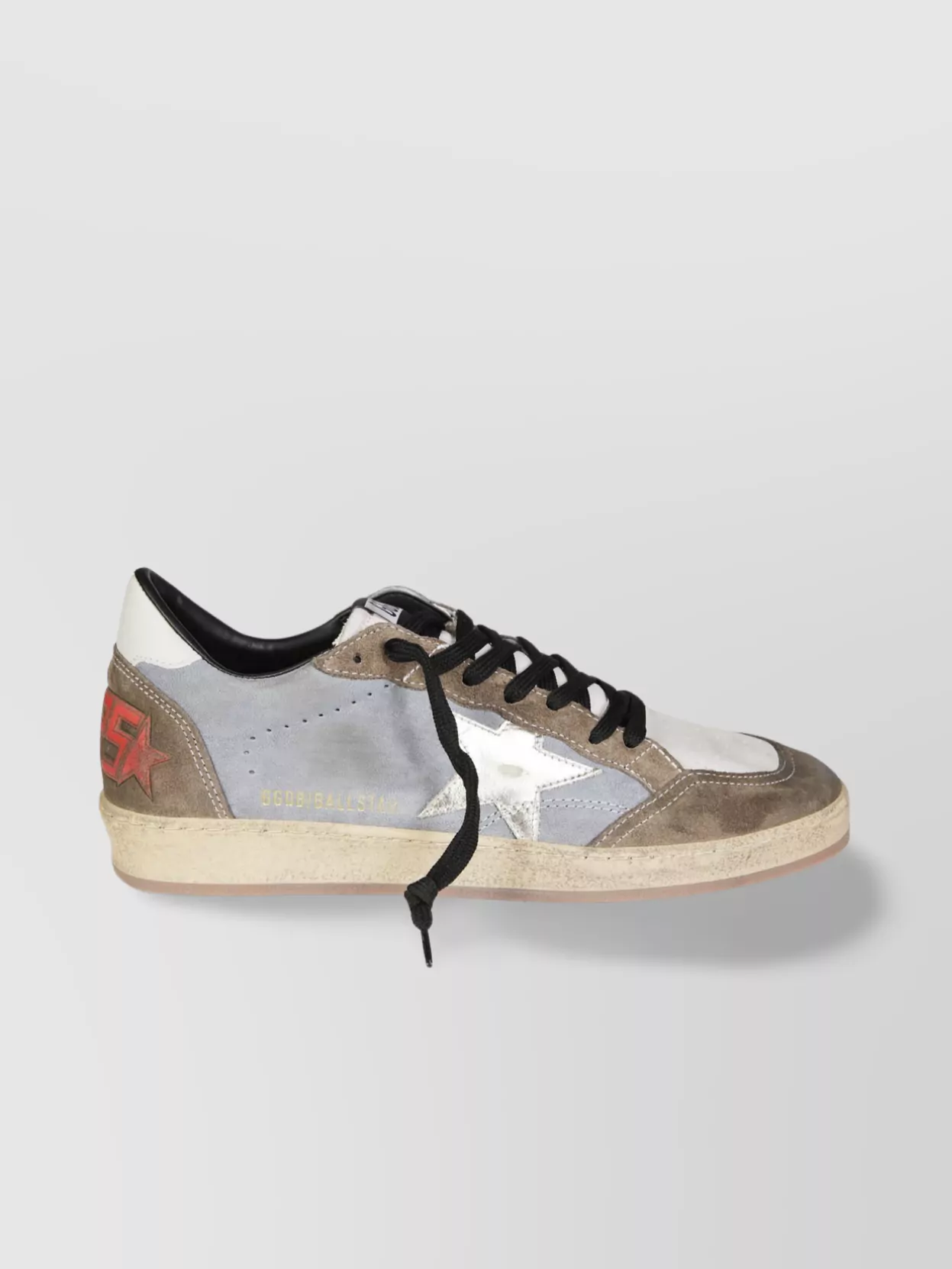 Golden  Soul Star Sneaker スニーカー ロゴ GOLDEN GOOSE Soul-Star logo-print distressed leather