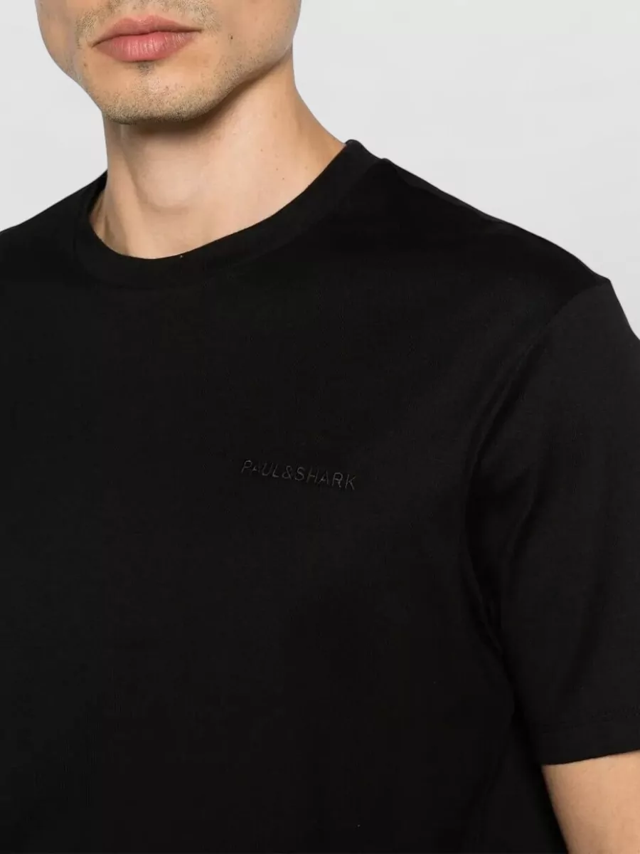 Paul & Shark Cotton Logo-Embroidery T-Shirt