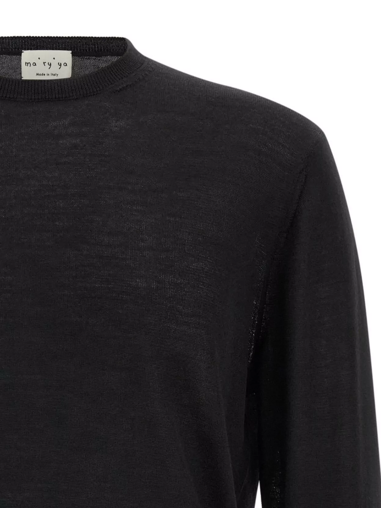 Ma'ry'ya Lightweight Knit Crew Neck Long Sleeve