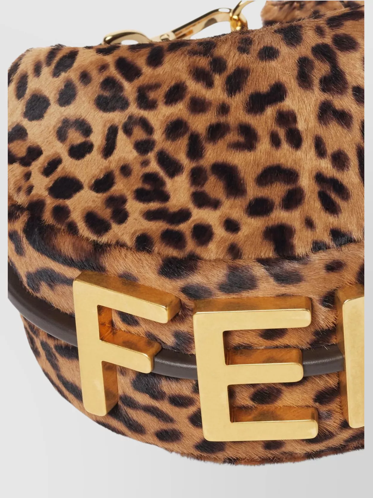 Fendi Mini Crossbody Bag Leopard Print
