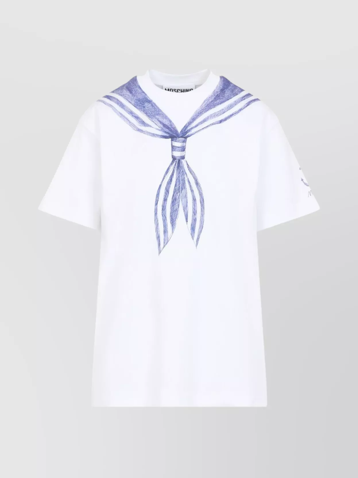 Moschino Sailor Motif Cotton T-Shirt