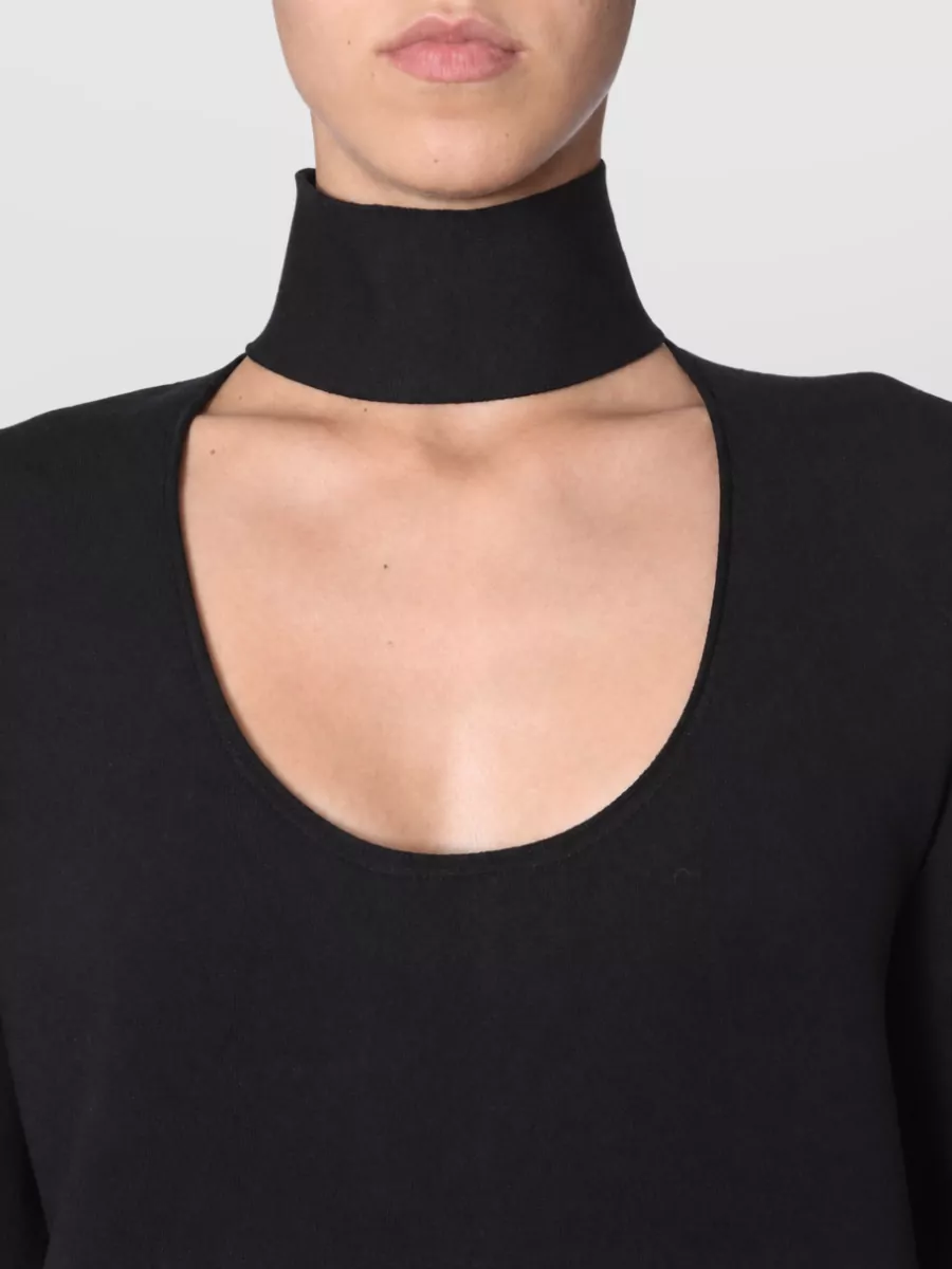 Bottega Veneta High-Neck Knee-Length Dress