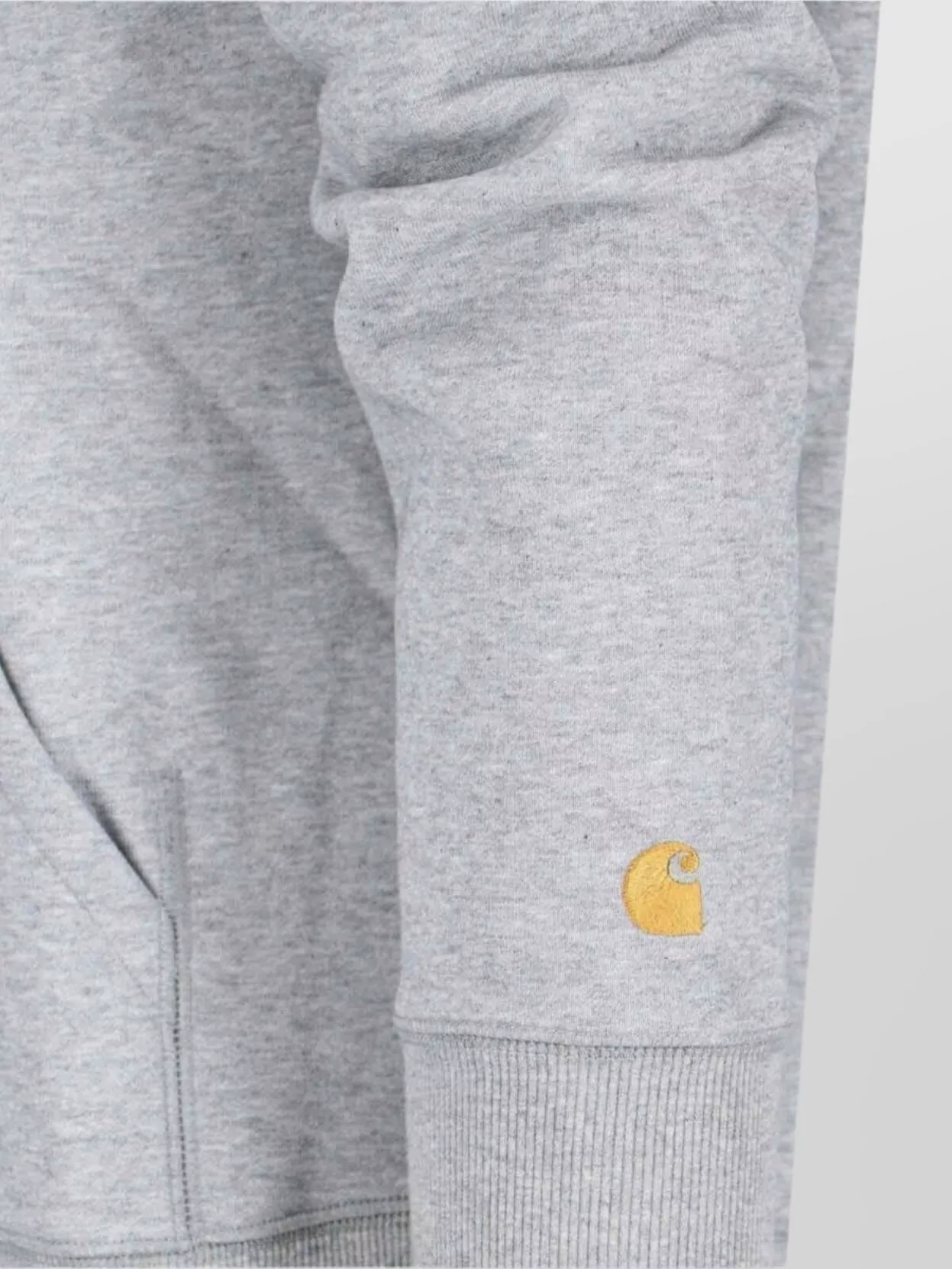 Carhartt Wip Hooded Sweatshirt With Ribbed Cuffs And Kangaroo Pocket