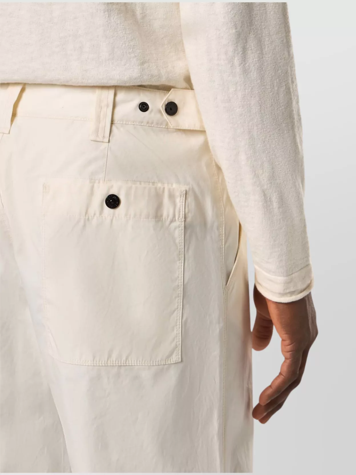 Stone Island Badge Left Leg Chino Trousers