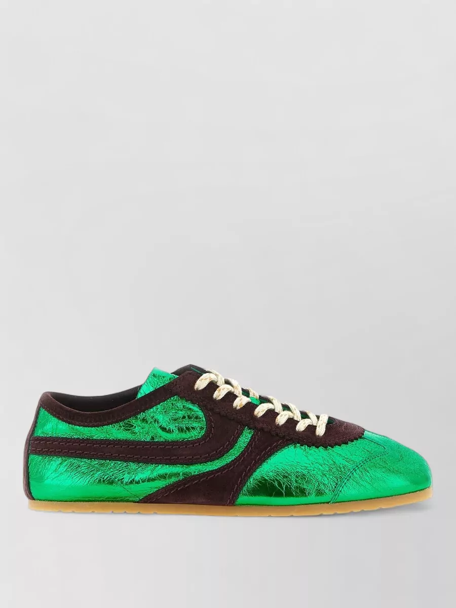 Dries Van Noten Leather Low-Top Sneakers