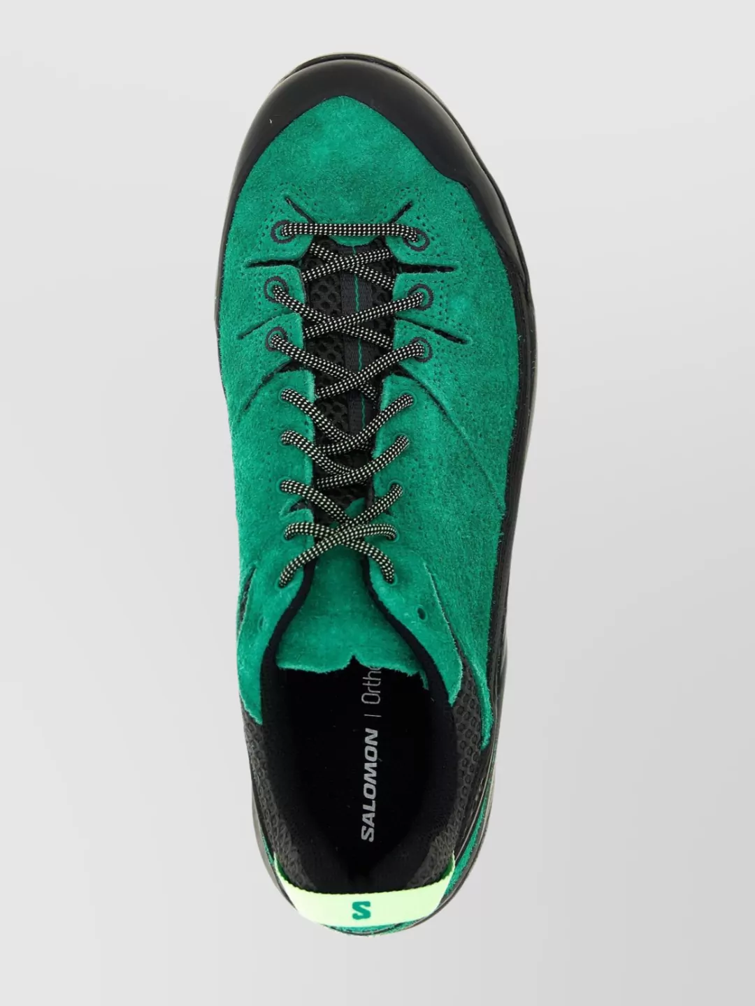 Salomon Suede Mesh Sneakers Pull Tab Rubber Sole