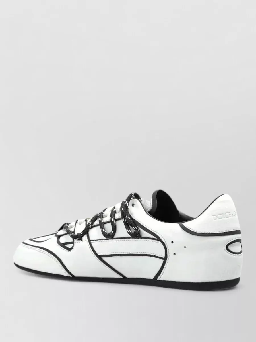 Dolce&Gabbana Leather Low-Top Sneakers