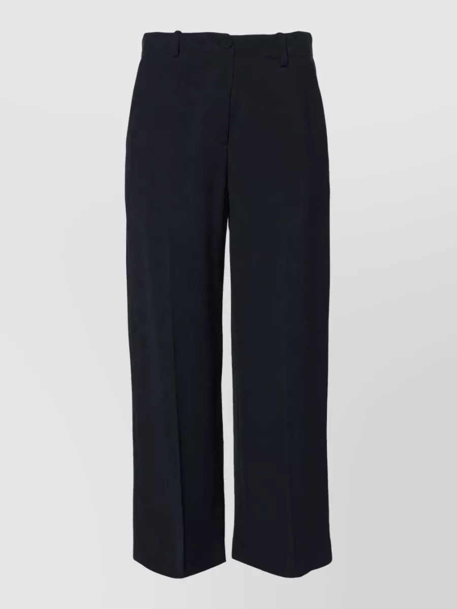 Erika Cavallini cady cropped wide-leg trousers