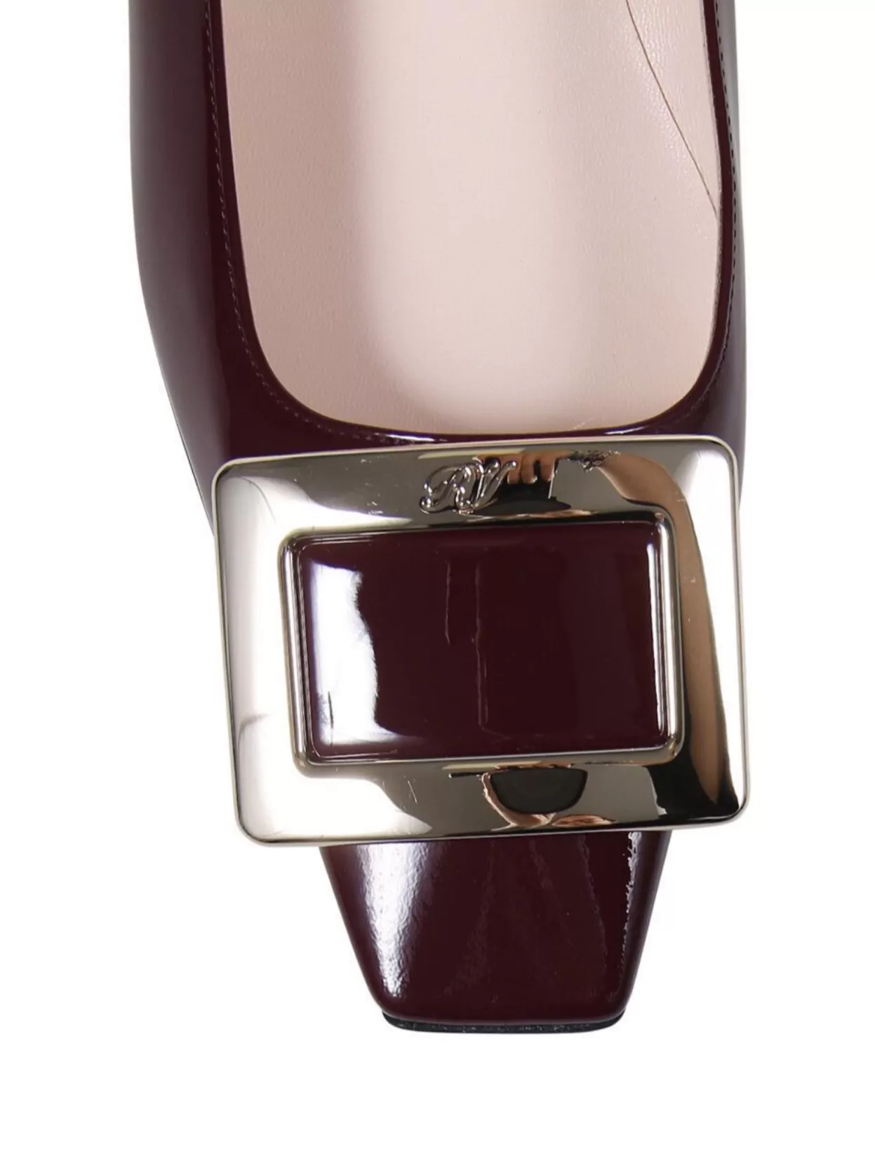 Roger Vivier Belle Vivier Patent Leather Ballet Flats