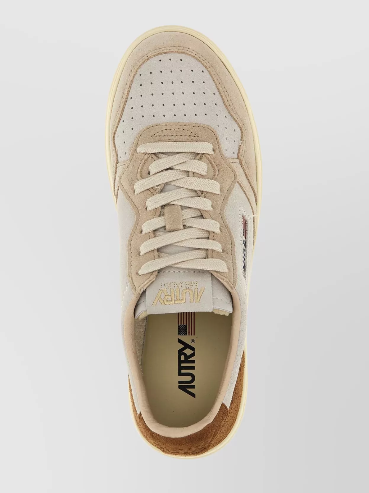 Autry 'Champion Low' Sneakers Featuring Suede Accents