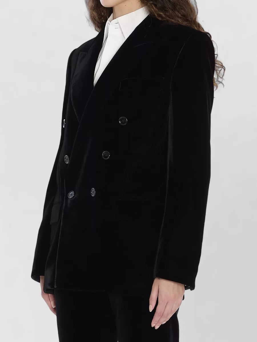 Saint Laurent Cassandre Tailored Velvet Jacket