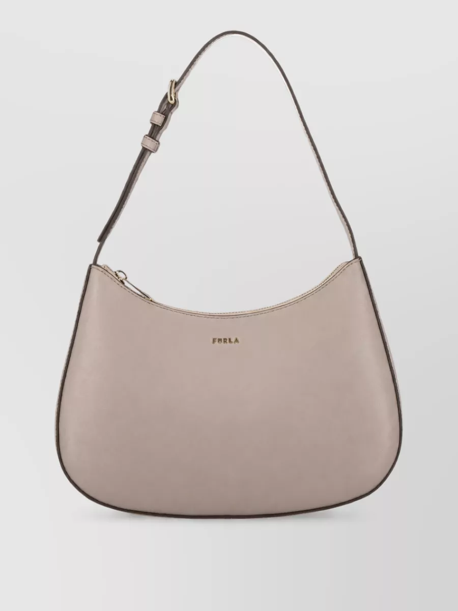 Furla small calf leather clutch bag