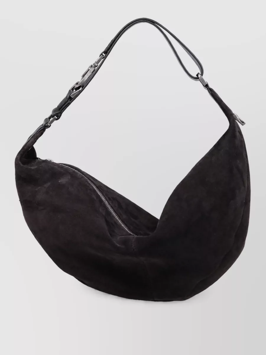 Lemaire leather quiver clip shoulder bag