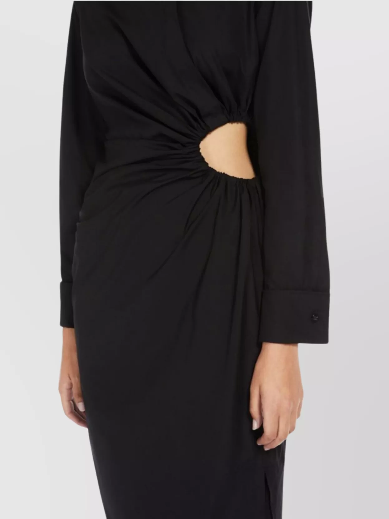 Max Mara Knee Length Dress Long Sleeves