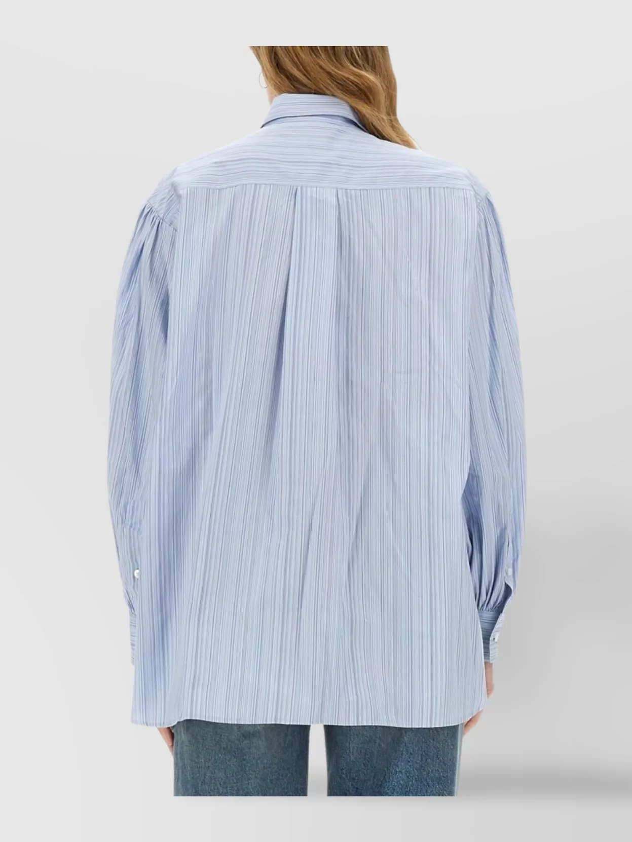 Paul Smith Striped Collared Shirt Cuffed Sleeves
