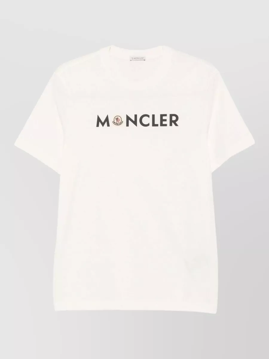 Moncler cotton logo print t-shirt