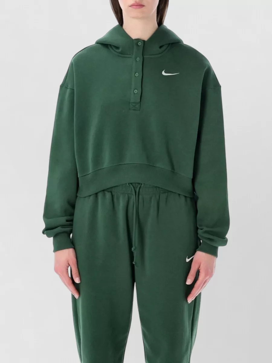 Nike cropped oversized hoodie