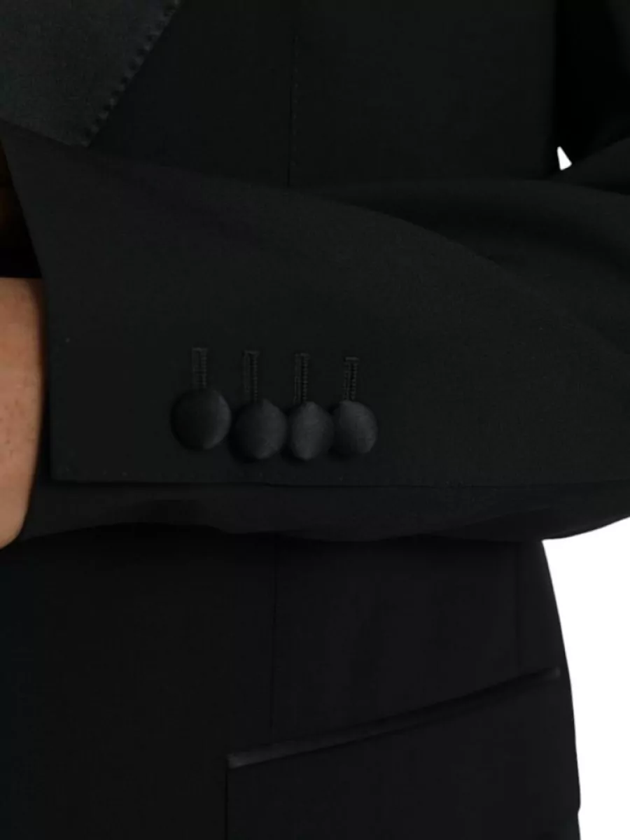 Dolce&Gabbana Silk Blend Single Breasted Suit Jacket