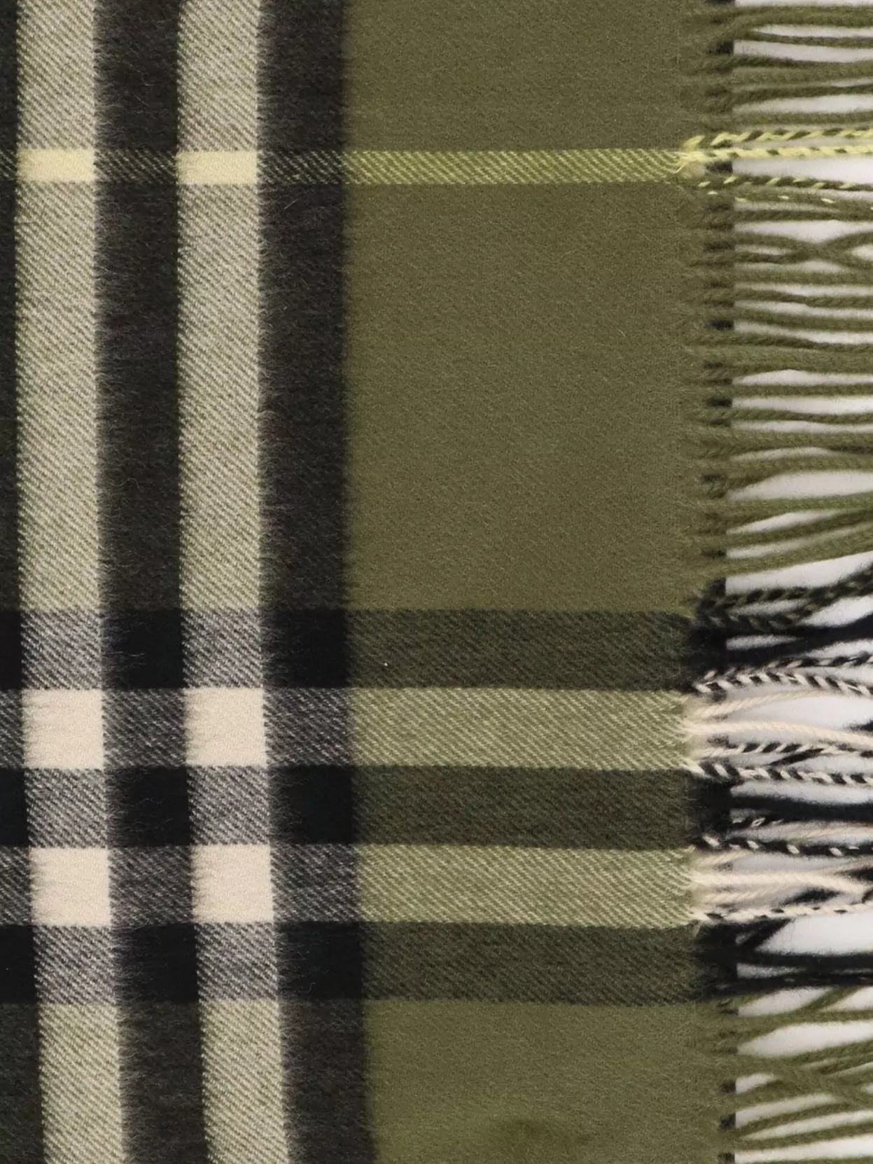 Burberry Oversized Check Cashmere Scarf