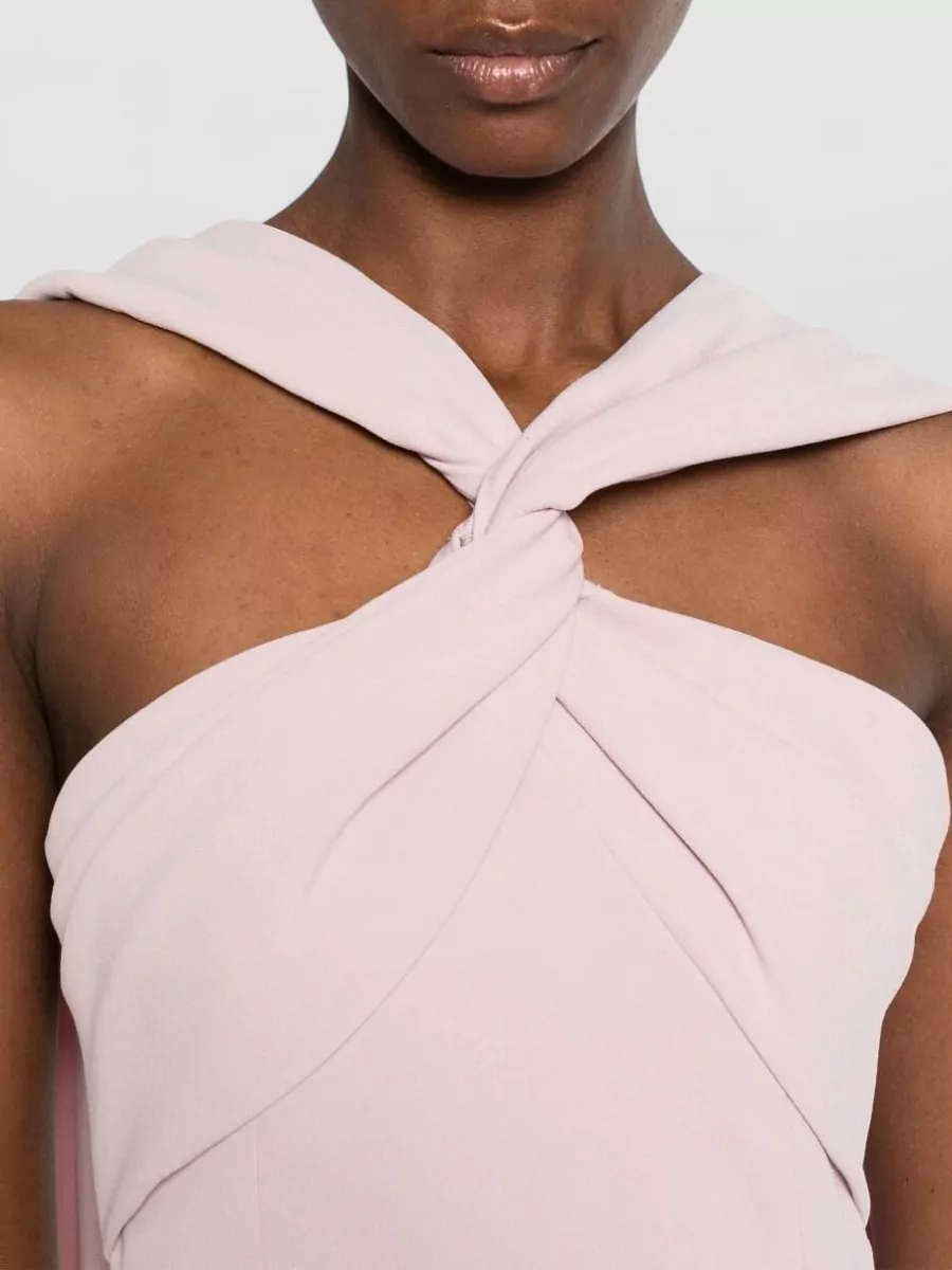 Solace London Twisted Bodice Sleeveless Maxi Dress