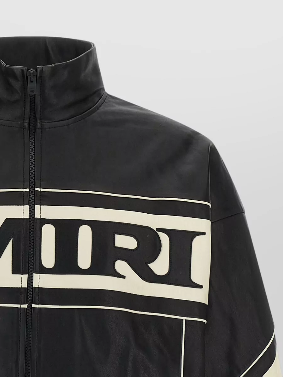 Amiri Lamb Leather Sport Jacket