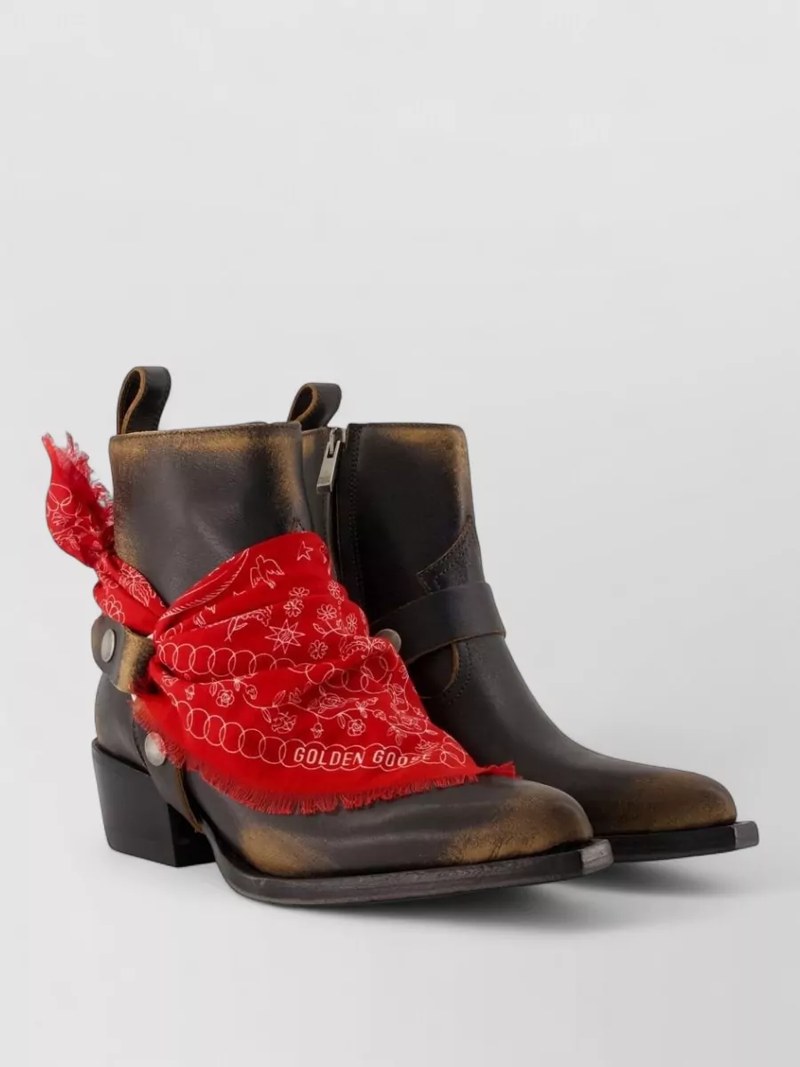 Golden Goose leather ankle boots