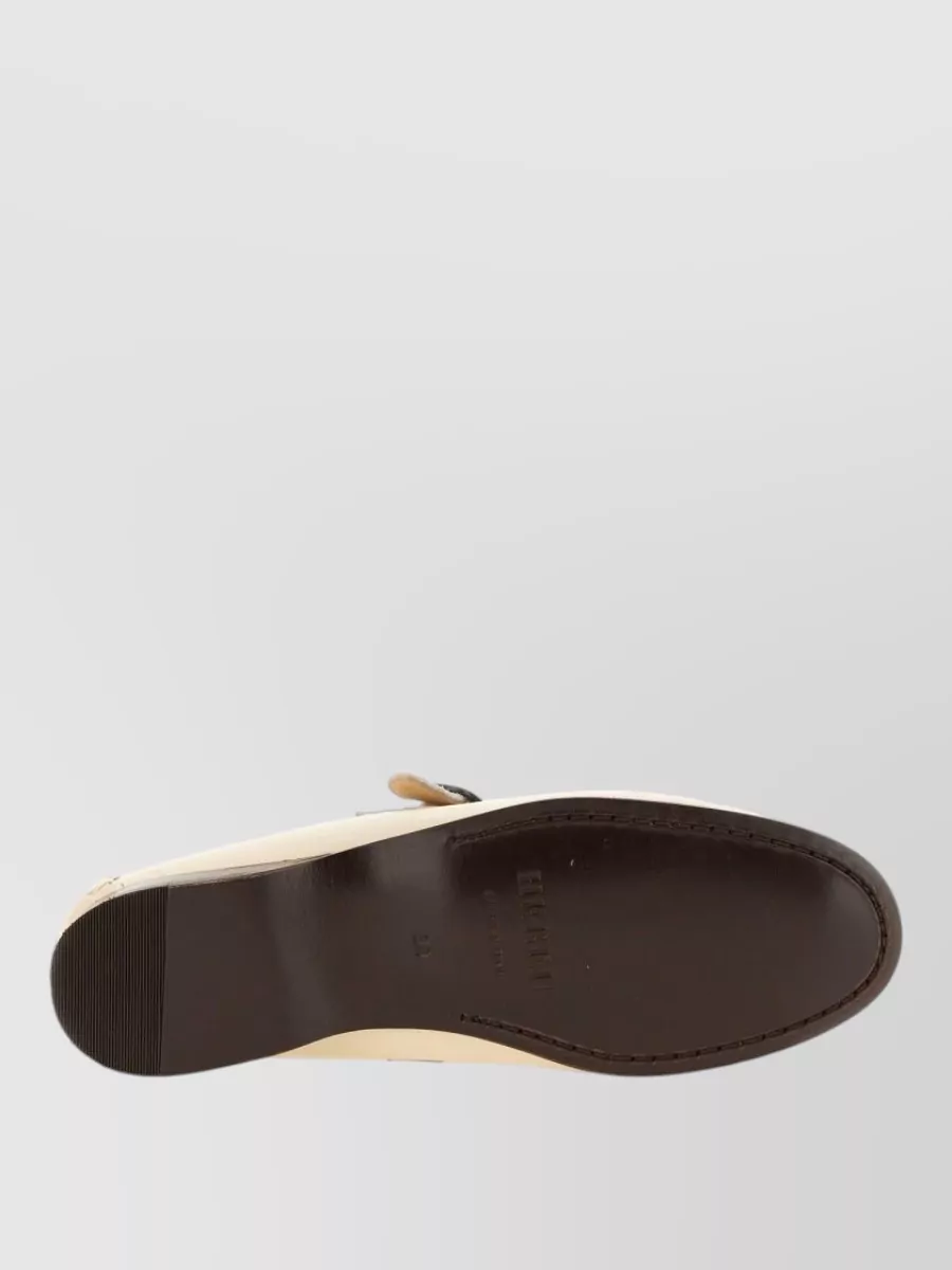 Hereu Leather T-Bar Loafers