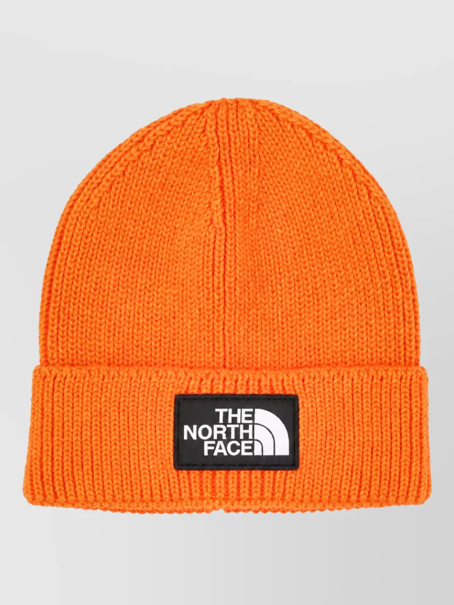 The North Face logo beanie