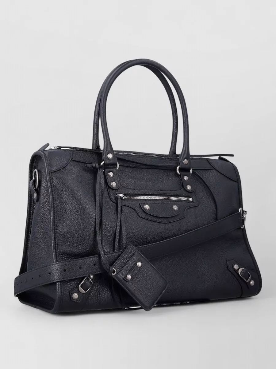Balenciaga Leather Le City Business Tote Bag