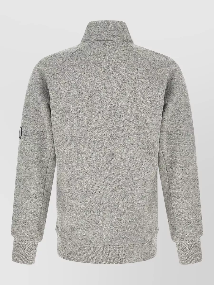 C.p. Company Cotton High-Neck Half-Zip Sweatshirt