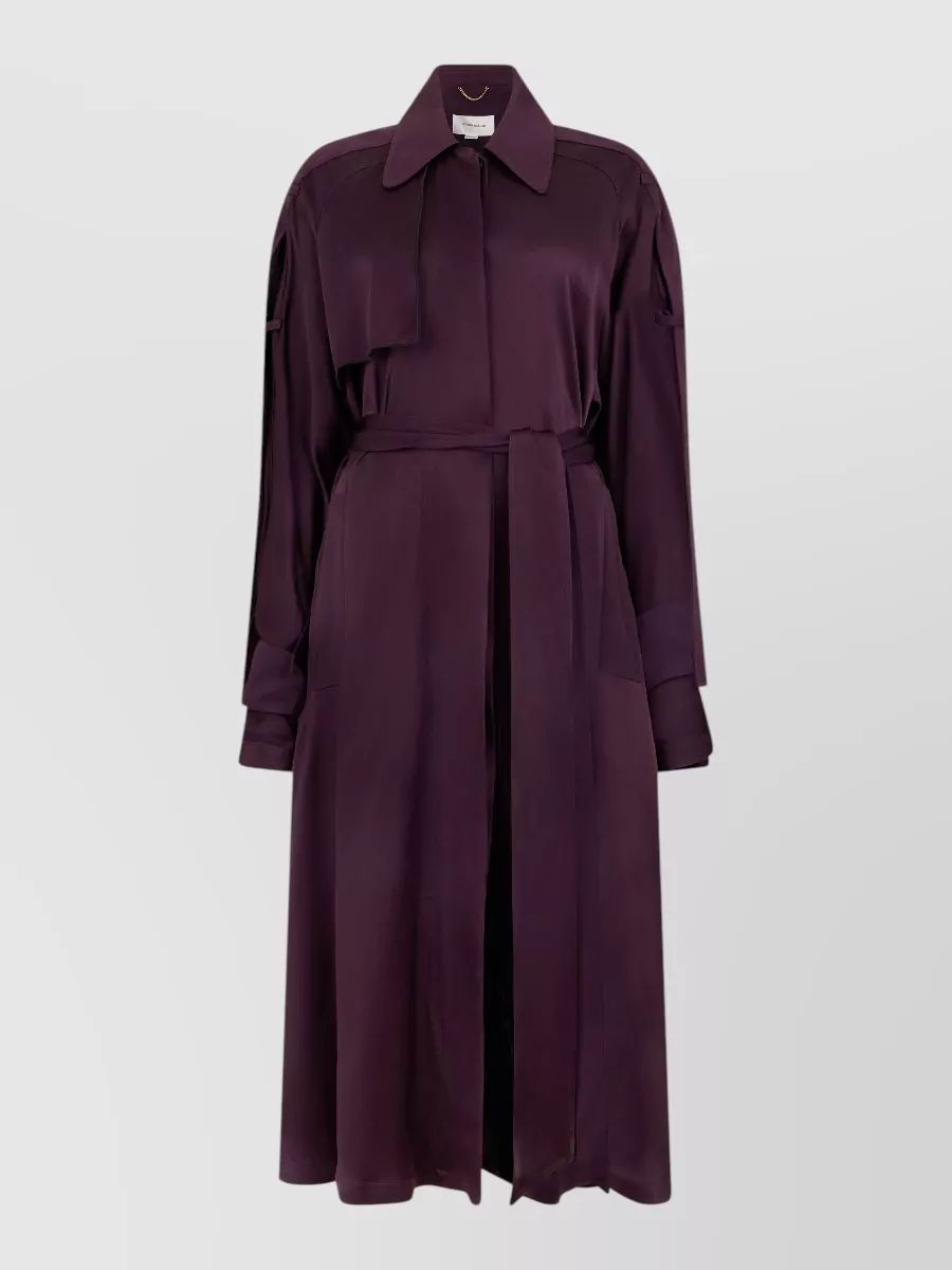 Victoria Beckham Long belted trench coat
