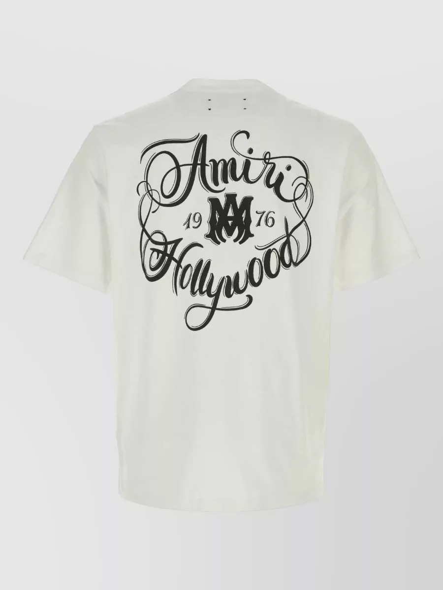 Amiri Graphic Print Crew Neck Short Sleeve T-Shirt