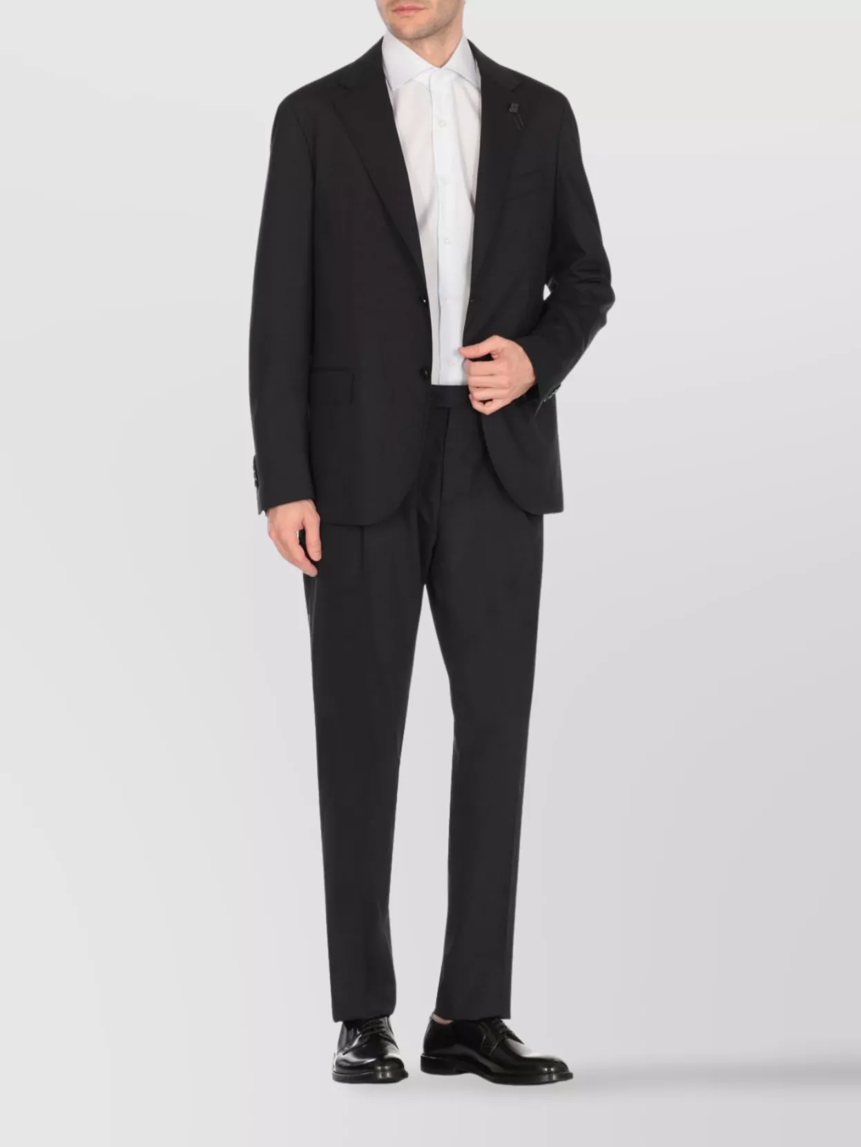 Lardini Single-breasted Wool-blend Suit