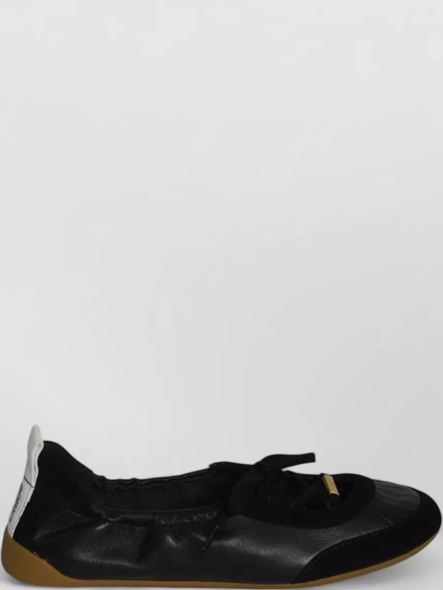 Chloé leather ballerina sneakers