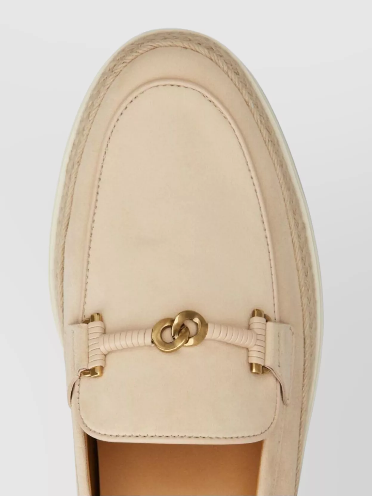 Tod's Round Toe Loafers Espadrille Sole